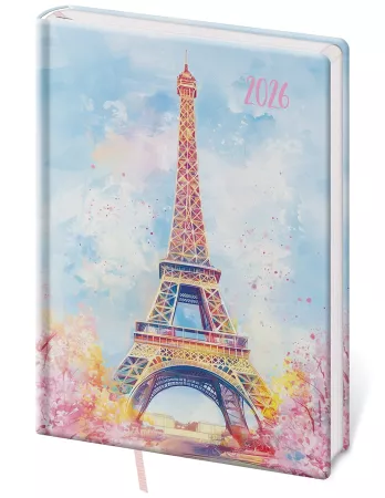 Denní diář A5 Vario Lyra Paris