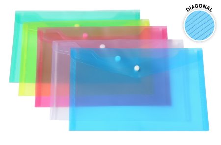 Plastová obálka s drukem A5 Linarts diagonál