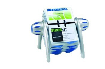 Rotační vizitkář Durable 2417 stříbrný