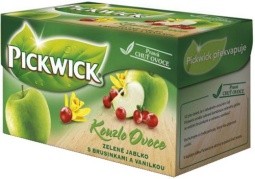 Čaj pickwick Zelené Jablko s brusinkami a vanilkou