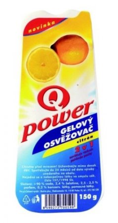 Q-Power osvěžovač vzduchu vanička 150g citrus