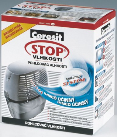 D. Ceresit Stop vlhkosti, Zásobník+tableta