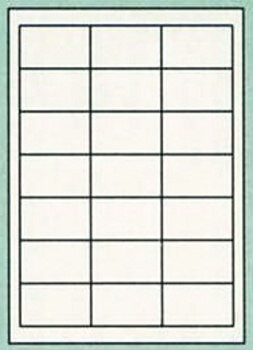 Etikety 63.5x38.1 mm