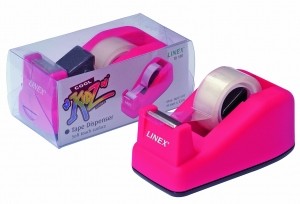 Odvíječ lepící pásky Linex TD100 růžový