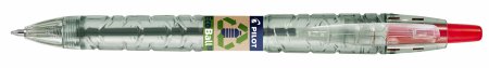 kuličkové pero Pilot B2P EcoBall Ocean Plastic, M, červený