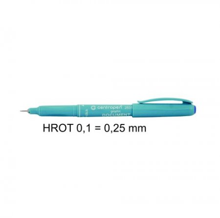 Liner Centropen 2631 0.1 mm Dokument modrá