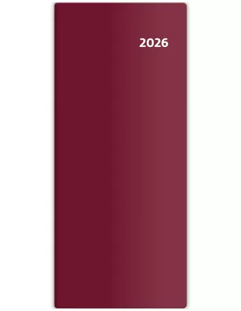 Měsíční diář Torino bordó