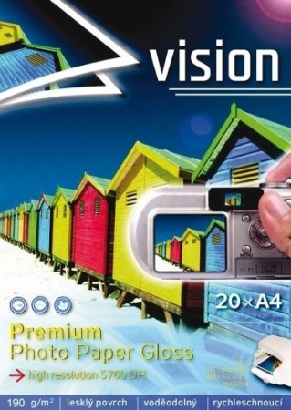 Fotopapapír Vision lesklý 190g 20listů