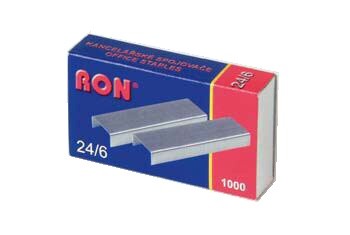 Drátky do sešívačky 24/6 RON 1000 ks