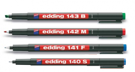 Popisovač Edding 140 S OHP 0,3mm sada 4 barev