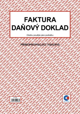 Faktura A4 NCR Baloušek PT210