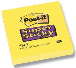 Bloček samolepicí 76x76 mm 3M 654-S