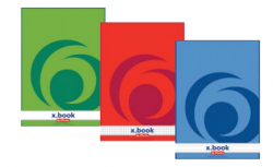 Blok A4 x.book čtvereček 50l lepený, 5C5