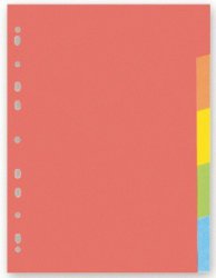 Rozdružovač A4 5 barev karton Donau