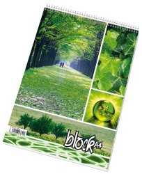 Blok A5 čtvereček 50l horní spirála Brno