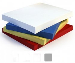 Zadní desky pro vazbu Delta šedá