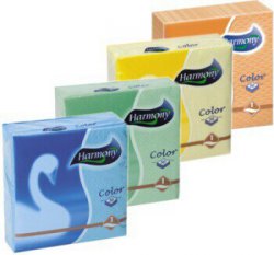 Ubrousky Harmony barevné 33x33 cm 100ks