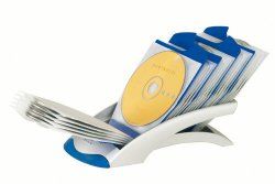 CD/DVD box Durable metal stříbrný