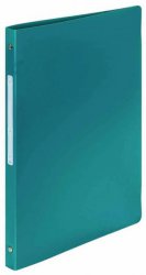 Kroužkový pořadač A4 se štítkem, 4 KR/2cm, zelený