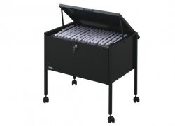 Pojízdná kartotéka 80 A4 TOP černá