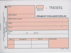 Příjmový pokladní doklad pro podvojné účetnictví
