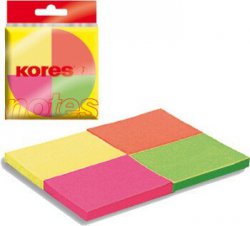 Bloček Kores Multicolor 40x50 mm 4 barvy