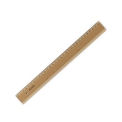 Pravítko 30 cm kouřové