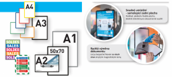 Rámeček Tarifold magnet.samolepicí A4, 2ks A4