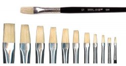 Štětec Milan 501 plochý č.16