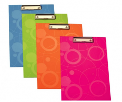 Deska s klipem A4 Colori oranžová, P+P karton oranžová