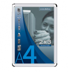 Klip rám s kulat.rohy A0