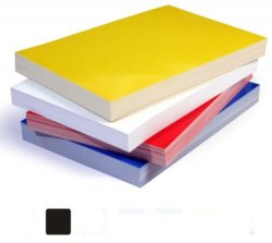 Zadní desky pro vazbu Chromolux černý