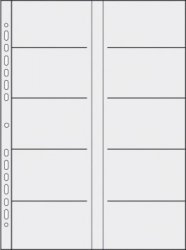 Vložka do vizitkáře A4 PVC