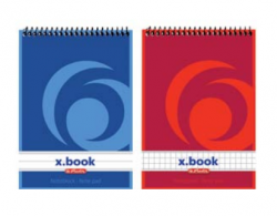 Blok A7 x.book linka 50l spirála, Herlitz