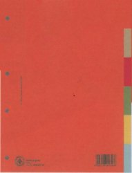 Rozdružovač A4 6 barev karton Donau