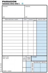 Paragon A6 2x50 listů číslovaný Optys 1041