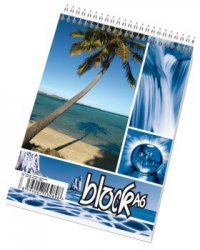 Blok A6 čistý 50l horní spirála Brno