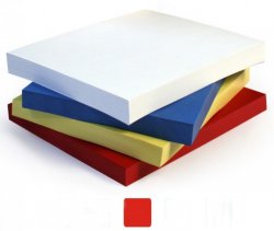 Zadní desky pro vazbu Delta červená