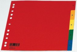 Rozdružovač A4 1-5 PVC barevný Donau