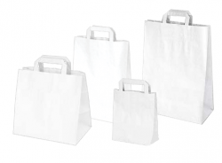 Taška dárk.bílá 18x8x22cm, 70622