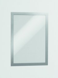 Informační rámeček Duraframe A4 metalická stříbrná