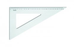 Trojúhelník plastový 60/250 transparent