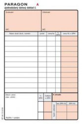 Paragon A6 2x50 listů NCR číslovaný Optys 1086