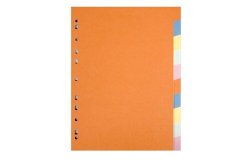 Rozdružovač A4 Hit 10 barev karton