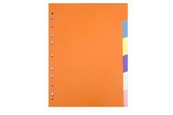 Rozdružovač A4 Hit 6 barev karton