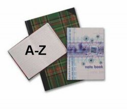 Záznamní kniha A4 s registrem