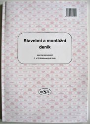 Stavební deník propisujicí mSk 401