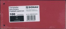 Rozdružovač pásky 100ks Donau červená