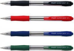 Pero kuličkové Pilot Super grip zelená