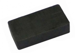 Magnet obyč. černý velký obdél.